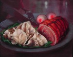 Dumplings and Ham 2004 by Gina Kalabishis