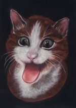 Happy Cat 2010 by Gina Kalabishis
