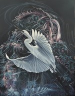 The Great Egret 2025 by Gina Kalabishis
